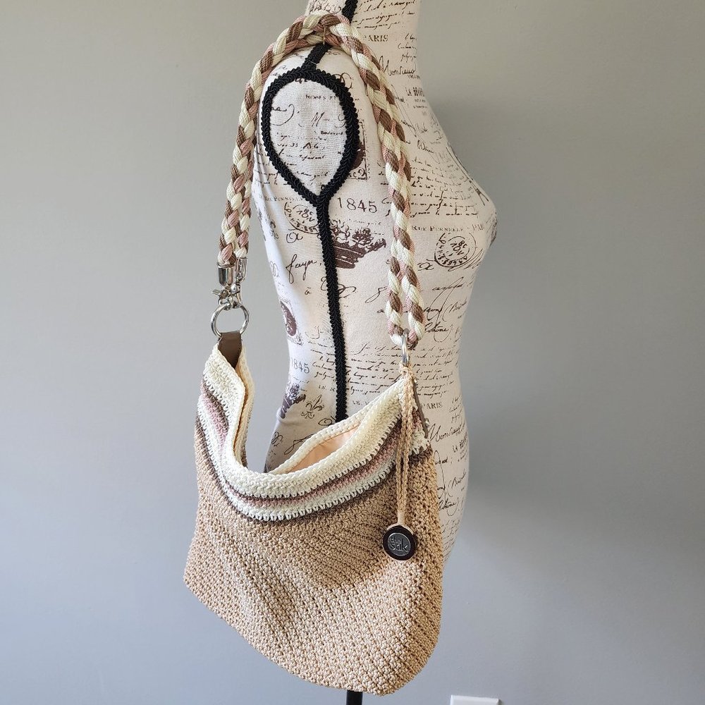EUC The Sak Crotchet Shoulder Bag